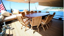 Luxury Turkish Gulet Grande Mare (ex Carmina) - Al fresco dining 